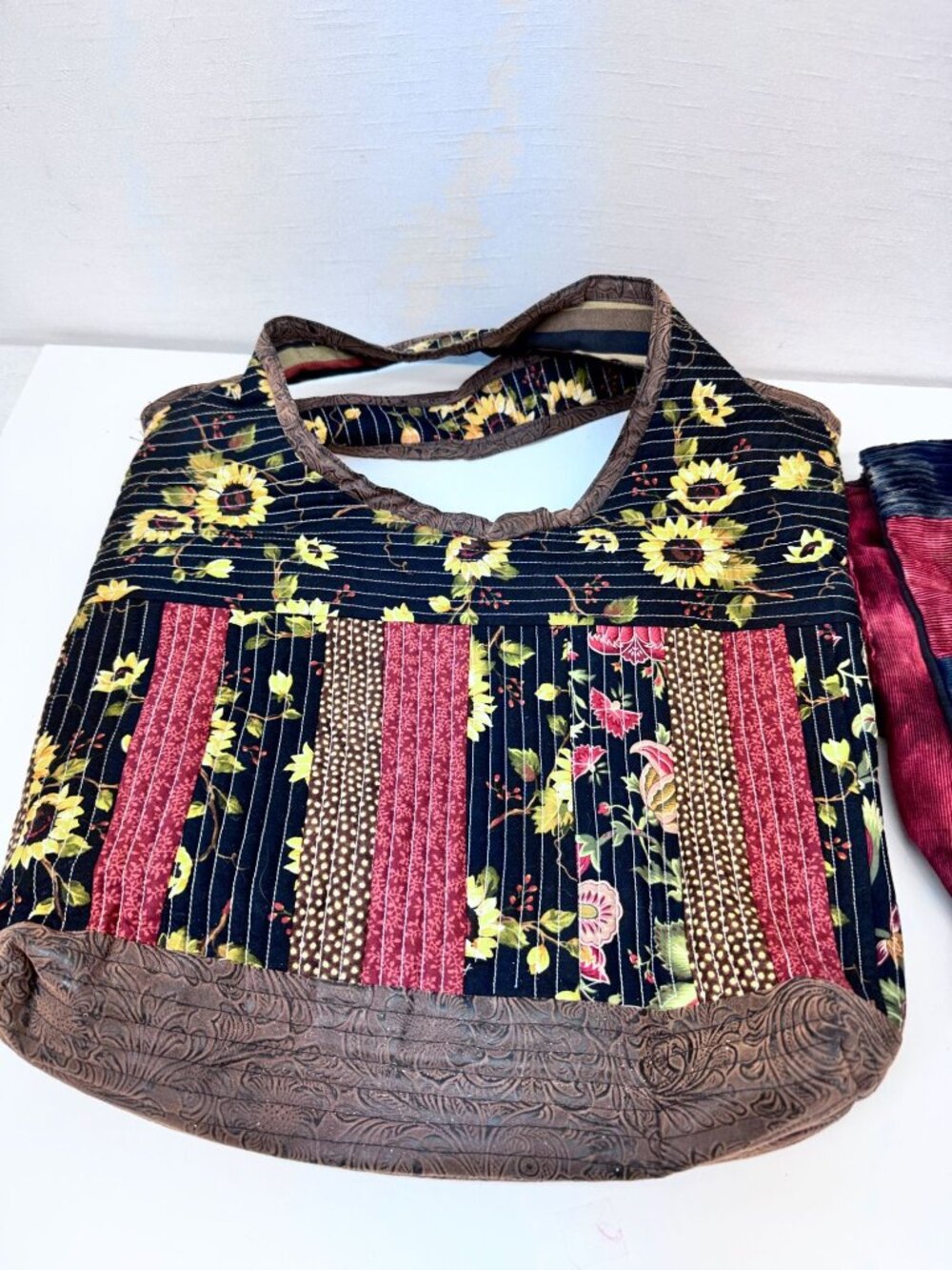 2 Crossbags Hippie Style -Peace and Sunflower